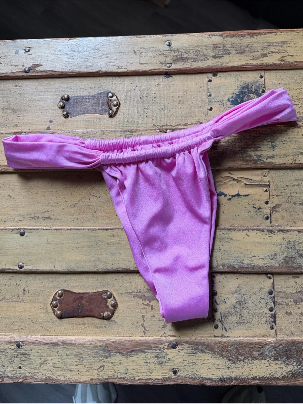 SOMMER SWIM THE SADIE BOTTOM IN PROFUMO PINK - Picture 11 of 12